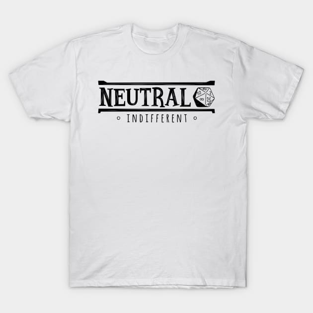 Neutral Indifferent (Modern Alignments) T-Shirt by The Digital Monk